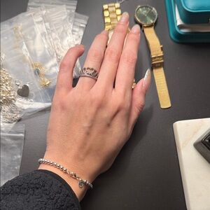 Pandora Silver Crown Ring